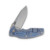 Hinderer Jurassic Orange – Blue 3.37 Inch Plain Stonewash Drop Point KJURSLHOSWBLOR