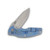 Hinderer Jurassic Knife Magnacut Slicer Hollow Ground Tri-Way Stonewash Blue Blue G-10 KJURSLHOSWBL