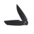 Pro Tech TR-3 Integrity Thumbstud Manual Solid Black Handle DLC Black S35VN Double Thumbstuds INT103