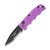 Boker KALS-74 Mini Automatic Knife Purple Partially Serrated
