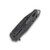 Bear & Son 71211 Black Stonewash 3.5 Inch Plain Black Drop Point Back Closed