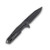Bear Edge 71211 Stonewash Folder Blackout Folding Knife BR71211