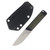 Kizer Smolt Jonathan Styles Green – Black 2.93in Plain Satin Drop Point 1063A6