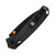 Vosteed Mini Psyop Crossbar Lock Knife Carbon Fiber 2.69in Black SW Drop Point