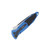 Microtech Knives Socom Elite Auto Blue 4.05in Black Full Serr Tanto AUMT161A3BL