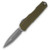 Microtech Knives Cypher II D/E OTF Auto OD Green 3.5in Apocalyptic Dagger AUMT124210APOD