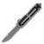 Microtech Scarab II Gen III OTF Natural Clear 3.88in Part Serr Apoc Drop Point AUMT127811APNC