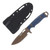 Dawson Knives Gen 2 Nomad Blue/Black G10 Handle Arizona Copper Finish DK64