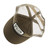 Buck Rounded Felt Patch 5-Panel Mesh Snapback Quicksand Hat BU89187