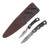 KOA Knives of Alaska Alpha Wolf /Cub Bear Fixed Blade Knives Set MagnaCut/SureGrip KOA00372FG