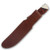 Bear & Son Finger Groove Skinner 77 Rosewood 4.37in Plain Satin Drop Point in Sheath 2