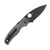 Spyderco SMKW Exclusive Smoky Gray Shaman with Gray Canvas Micarta Black Blade CPM S45VN Plain Edge SPC229MGYS45BKP