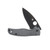 Spyderco SMKW Exclusive Smoky Gray Shaman with Gray Canvas Micarta Black Blade CPM S45VN Plain Edge SPC229MGYS45BKP