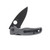 Spyderco SMKW Exclusive Smoky Gray Shaman with Gray Canvas Micarta Black Blade CPM S45VN Plain Edge SPC229MGYS45BKP