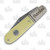 Colonel Coon Yellow Synthetic Barlow Pocket knife