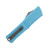 Microtech Combat Troodon Gen III Interceptor Stonewash P/S Turquoise Signature Series AUMT121711TQS