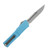 Microtech Combat Troodon Gen III Interceptor Stonewash P/S Turquoise Signature Series AUMT121711TQS