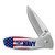 Tec-X Tags-L Folding Knife U.S. Navy/American Flag Front, Half Open