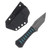 Auxillary Mfg. Coffin Tanto Stingray Wrapped Handle-Teal AMCOFFINTANTO-SWH-T