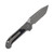 Microtech L.U.D.T. T/E Gen III Natural Clear Apocalyptic Partial Serrated AUMT113611APNC