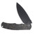 CIVIVI Praxis Shredded Carbon Fiber - Golden Shred Resin 3.75in Plain Black Stonewash Drop Point C803J