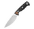 Kizer Evenki 3 Orange - Black 4.48 Inch Plain Stonewash Drop Point