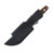 LEATHERMAN TRAC CPM MAGNACUT STONEWASHED FIXED BLADE EARTH BROWN G10 HANDLE/TRAC SHEATH BLACK