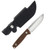 LEATHERMAN TRAC CPM MAGNACUT STONEWASHED FIXED BLADE EARTH BROWN G10 HANDLE/TRAC SHEATH BLACK