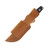 LEATHERMAN TRAC CPM MAGNACUT STONEWASHED FIXED BLADE JET BLACK G10 HANDLE/TRAC SHEATH BROWN-BLACK
