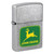 Zippo Lighter John Deere Leaping Deer Design Street Chrome ZP46764
