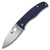 Spyderco Bodacious Cobalt Blue 3.63 Inc Plain Satin Clip Point SPC263GPCBL