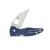 Spyderco MicroJimbo  Folding Knife Blue 2.45in Plain Satin Wharncliffe SPC264GPCBL