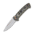 Knives of Alaska Recon Patrol Auto D2 Tool Steel Partially Serrated Blade Green G-10 Handles