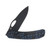 We Knife Co Inmate Black Titanium Handle With Blue Raindrops Black Stonewashed CPM 20CV Blade WE23096B-2