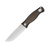 Kizer Polaris Brown – Black 4.23 Inch Plain Satin Drop Point