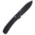 Knafs Lander 2 Clutch Lock Folding Knife Black 3.25in Drop Point Blade KNAFS00180