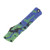 Microtech Combat Troodon® D/E Gen III SignatureSeries Green Mamba/ PW Blue LightBlue Splatter Standard AUMT11421GMPW BKSPLS