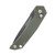 Rough Rider Green G-10 Slidelock Folder 3.25in Black Drop Point Blade RR2747