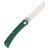 Case XX Spruce Green Smooth Synthetic Sod Buster Jr Folding Knife CA64536