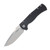 Defiant 7 Eagle Automatic Black Aluminum Handle / Stonewash Blade DFEGLBLSW