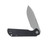 Eutektik Liong Mah Binary Right Handed G-10 Black 3.75 In Sandvik Stonewash Drop Point LM25