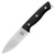 White River Ursus 45 Fixed Blade Black Burlap Micarta 4.5in Stonewash Drop Point WRUR45-BBL-MAG