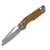 MICROTECH MSI S/E APOCALYPTIC PART SERRATE FLUTED ALUMINIUM TAN MT21011APFLTA . front