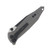 MICROTECH SOCOM ELITE S/E BLACK STANDARD SPIKE GRIND NATURAL CLEAR SIGNATURE SERIES MT1601NCSS. back closed 
