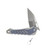 Midgards Messer Zaria Folding Knife Titanium 3.54In 14C28N Wharncliffe Blade MM-ZAR-FLD