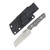 Vero Engineering Axon Fixed Knife 4.05in Plain Belt Satin Sheepsfoot VEAXONFBBSBM