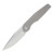 Vero Engineering Lux 3.3 Stonewash 3.25in Plain Stonewash Drop Point Front Open 1
