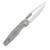 Vero Engineering Lux 3.3 Stonewash 3.25in Plain Stonewash Drop Point Back Open