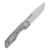 Vero Engineering Impulse Thin Stonewash 3.65in Plain Belt Satin Drop Point Back Open