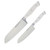 Henckels Forged Accent 2-pc Santoku Knife Set Pure White Handle 1021242